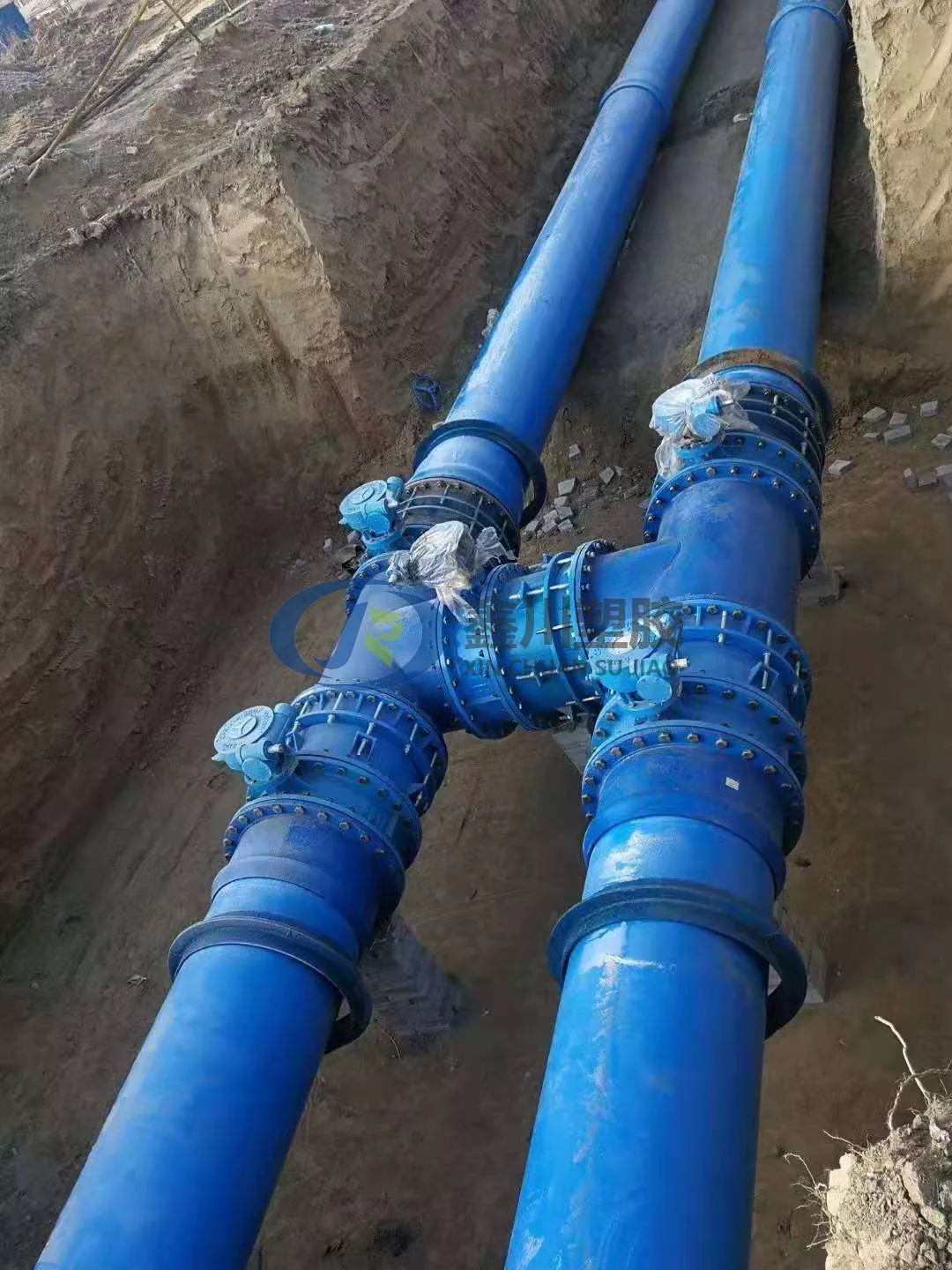 PVC-UH给水管施工案例